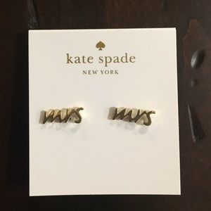Kate Spade “mrs” earrings